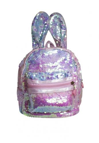 Buy Chase Fashion Pink White Bunny Holo Sequins Mini Backpack 2021 Online Zalora Philippines Skew neck drawstring waist black rompers.