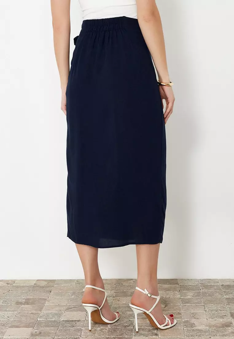 Maxi Skirt with Tied Detail