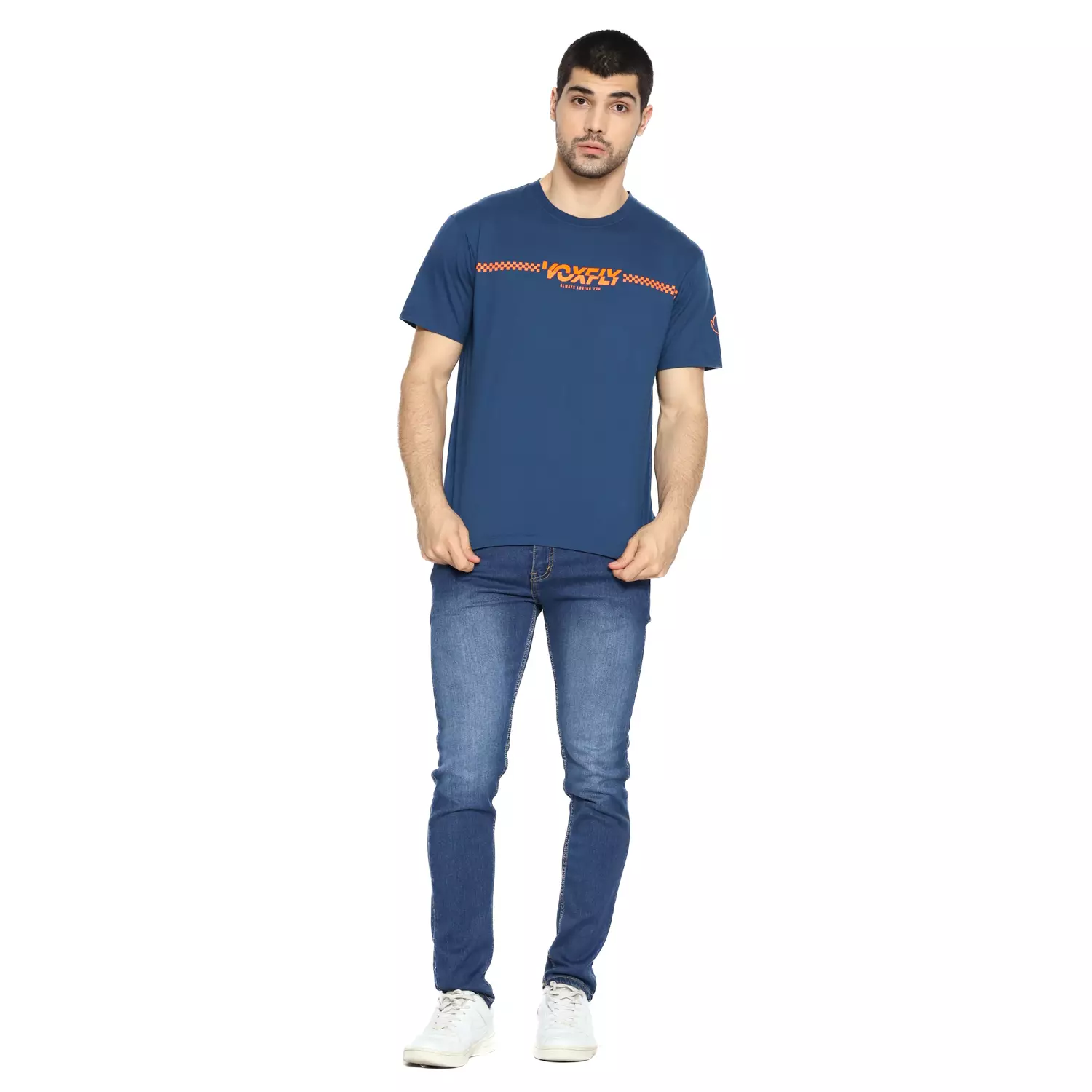 Voxfly Kaos Lengan Pendek Pria Checkerz Men Tee Planet Surf