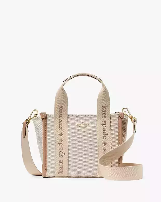 Kip Canvas Mini Tote Light Fawn Multi