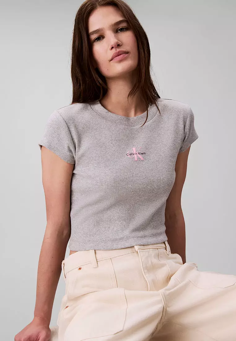 Monogram Baby Tee - Calvin Klein Jeans