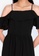 ZALORA BASICS black Button Front Cold Shoulder Cami Dress 06D14AA343EB3DGS_3
