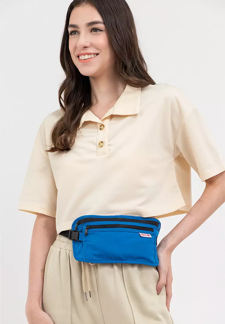 RFID Money Belt Blue