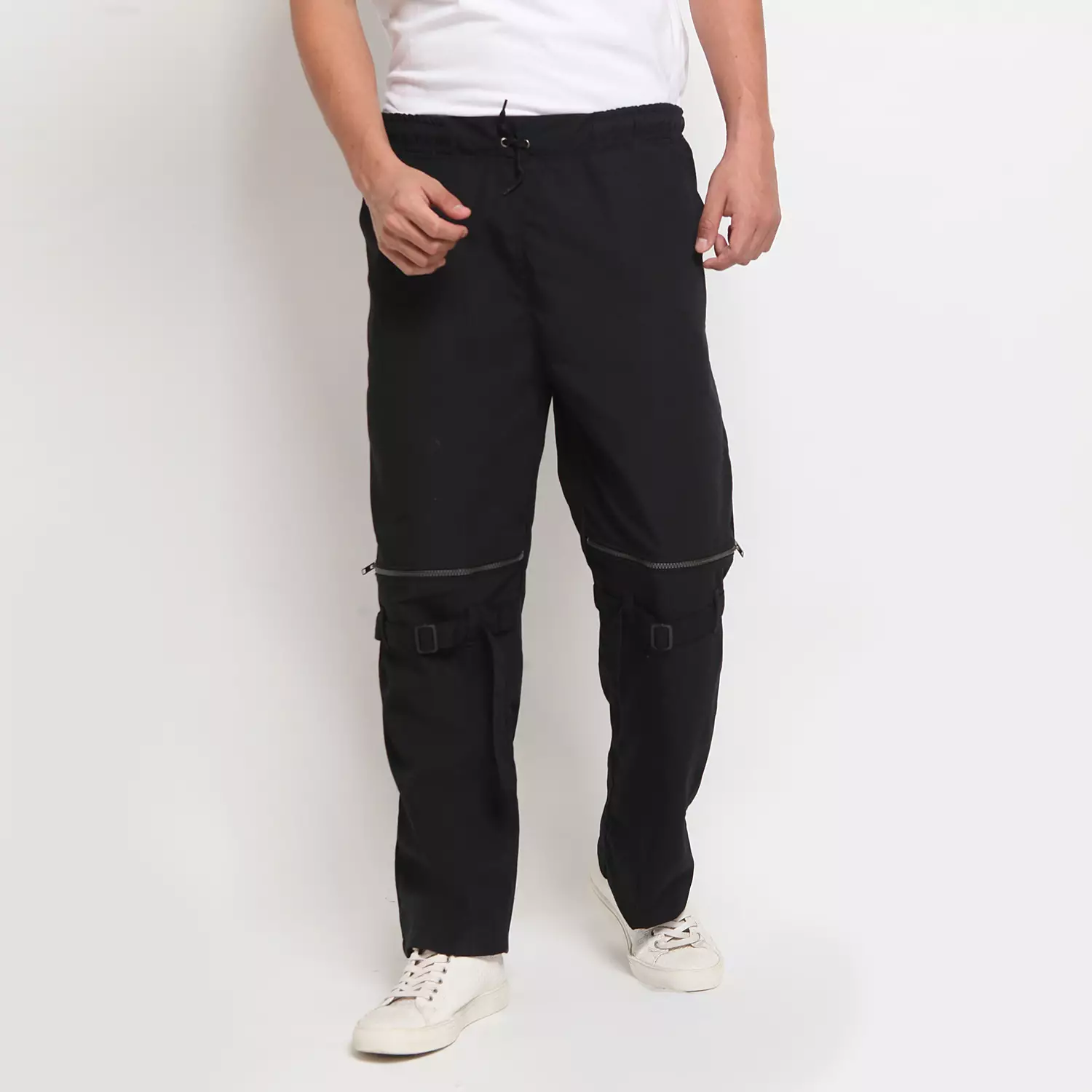 Okechuku KING Celana Panjang Cargo Pria Loose Fit Baggy Pants Streetwear Techwear