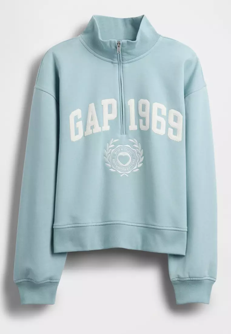 Logo Half Zip Sweatshirt