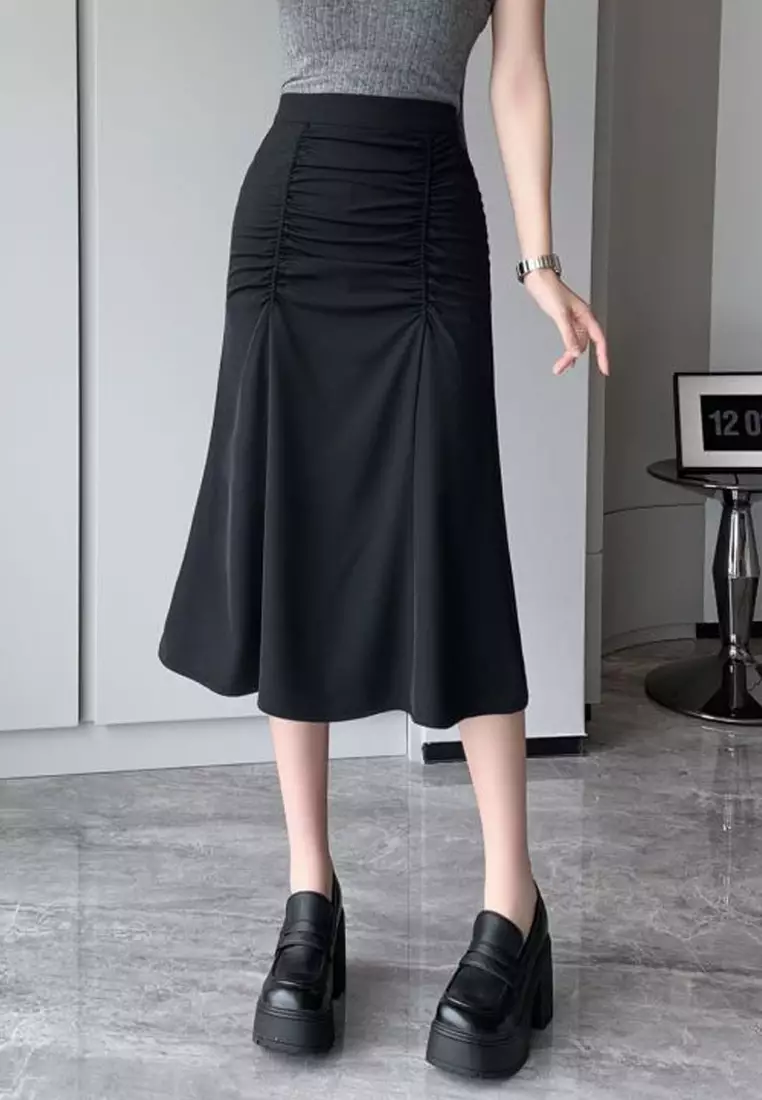 Buy Halo Wrinkle High Waist Skirt 2024 Online | ZALORA Singapore