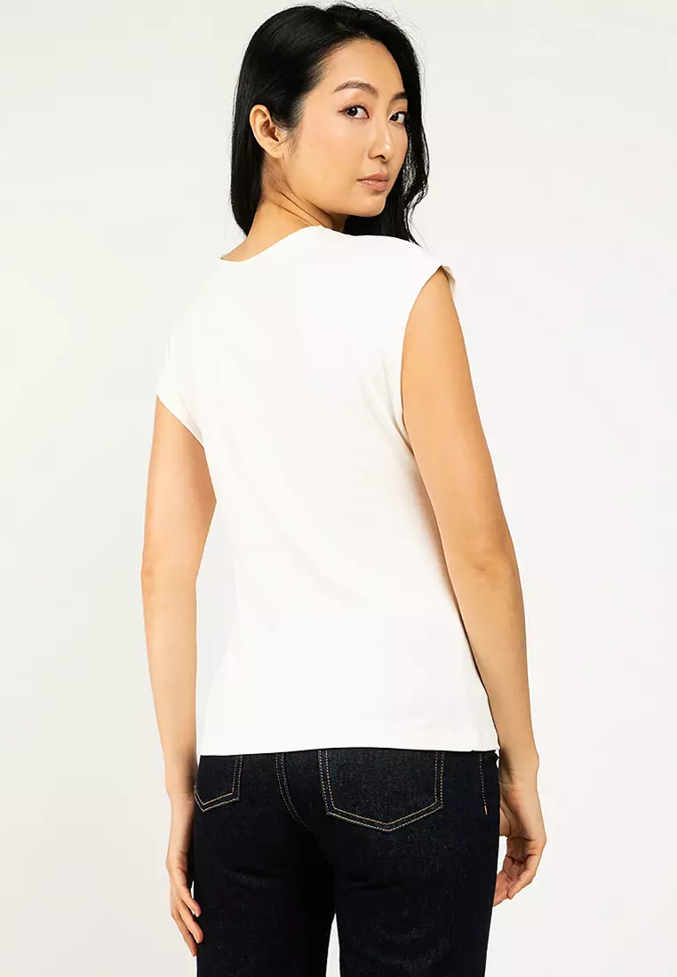 Side Tie Detail T-Shirt