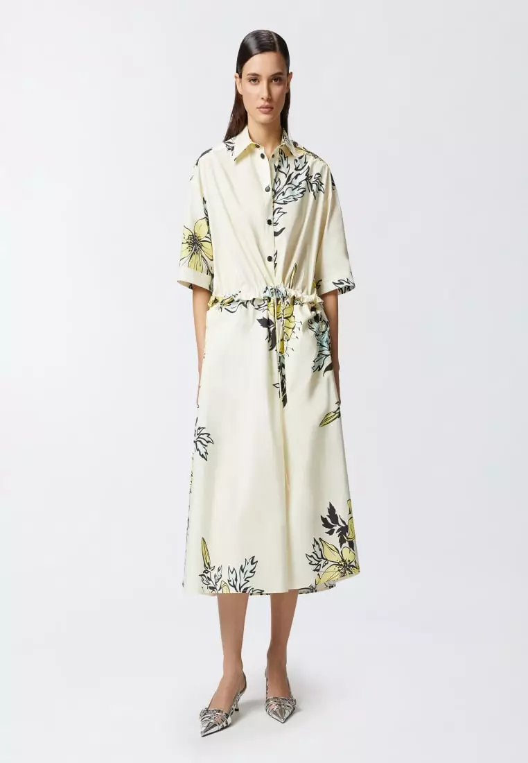 open lace back dress Pinko Silk Dress  CLAUDETTE