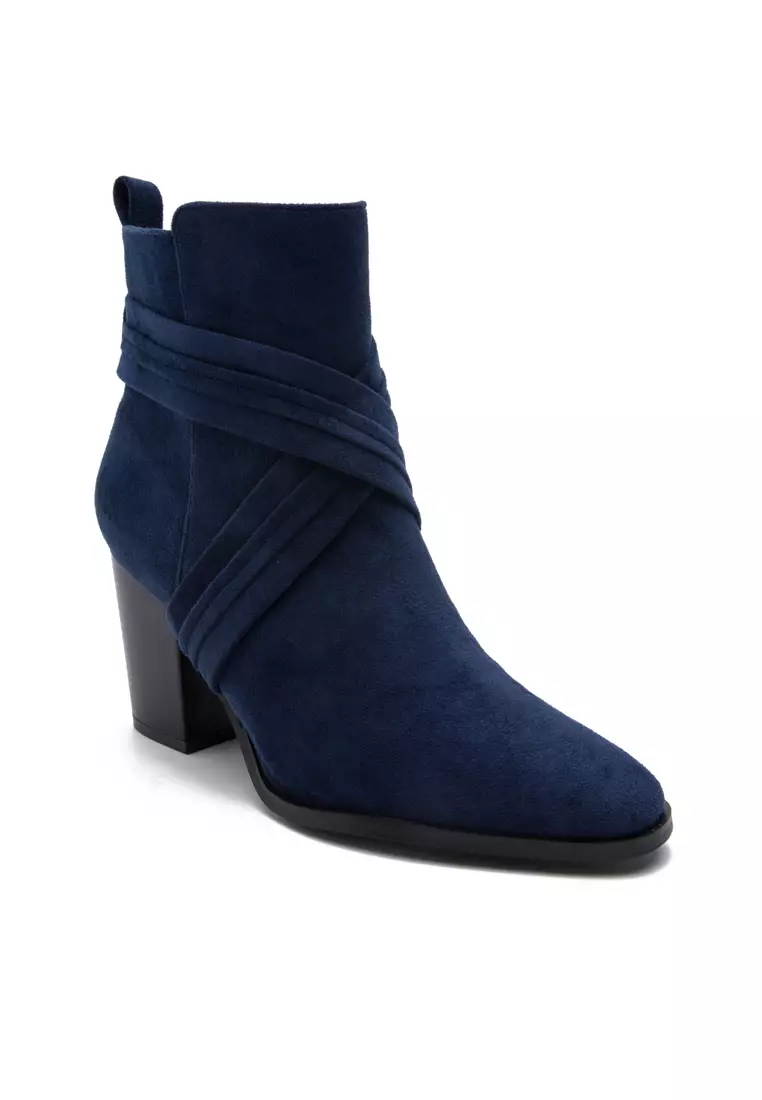 8CM Suede Fabric Ankle Boots WTY4051-27