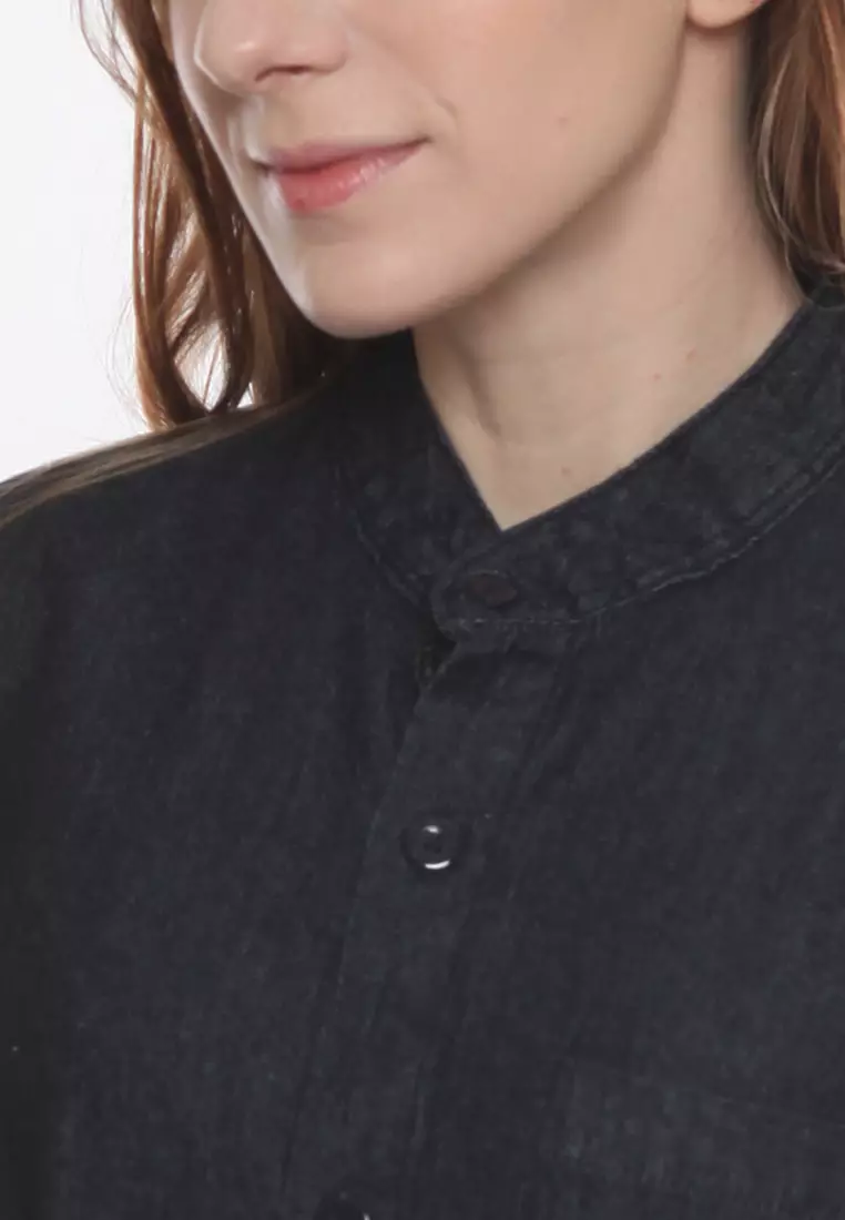 Tunic Denim Krah Mandarin KT282307