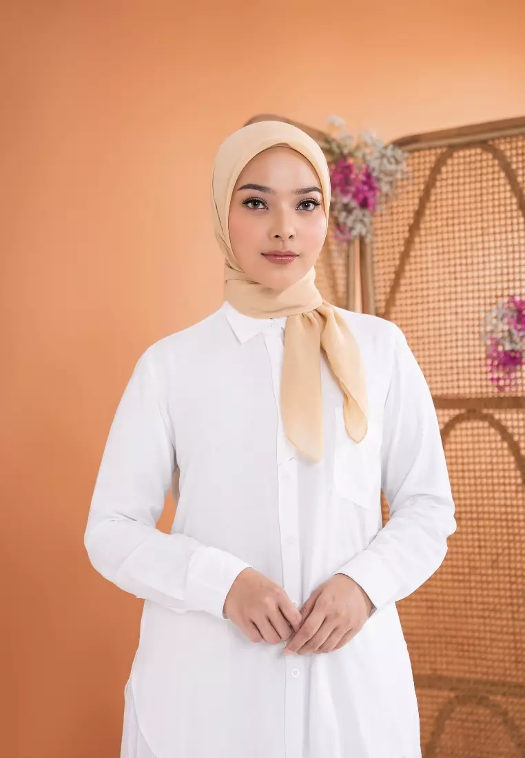 ZM Zaskia Mecca - Sana Khaky Hijab Kerudung Segi Empat