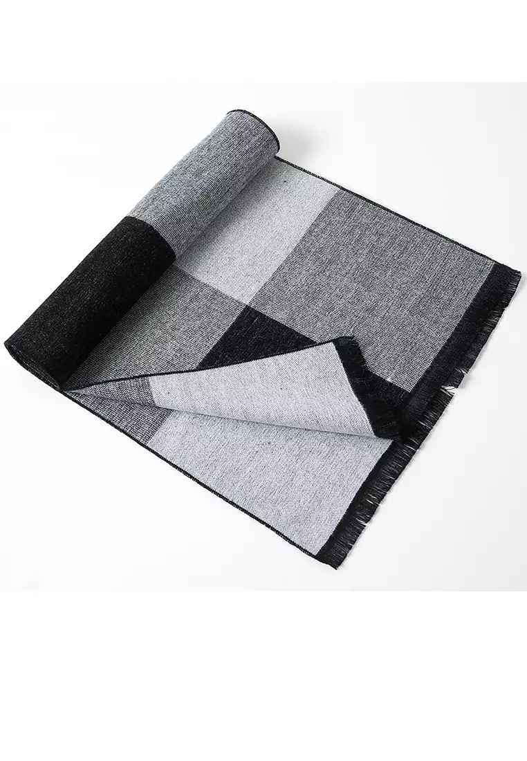 Fringed Plaid Scarves MS02-11