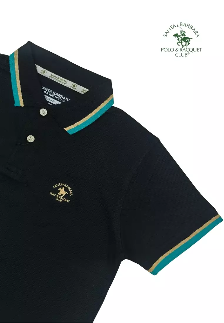 Knits Pique Ptees Plain With Logo - Black