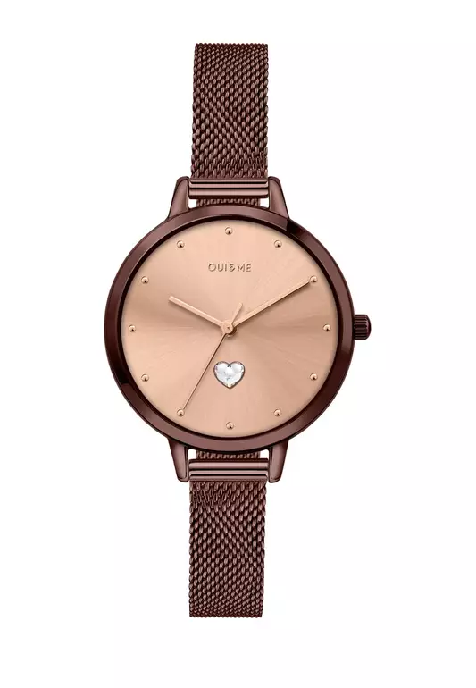 [Sustainable Watch] Oui & Me Amourette Quartz Watch Metal Band Strap ME010221