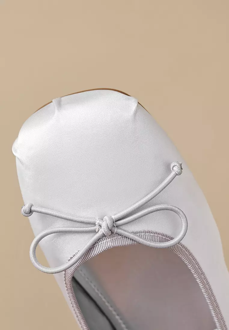 Elastic Strap Bowknot Mary Jane Shoes WW222-1