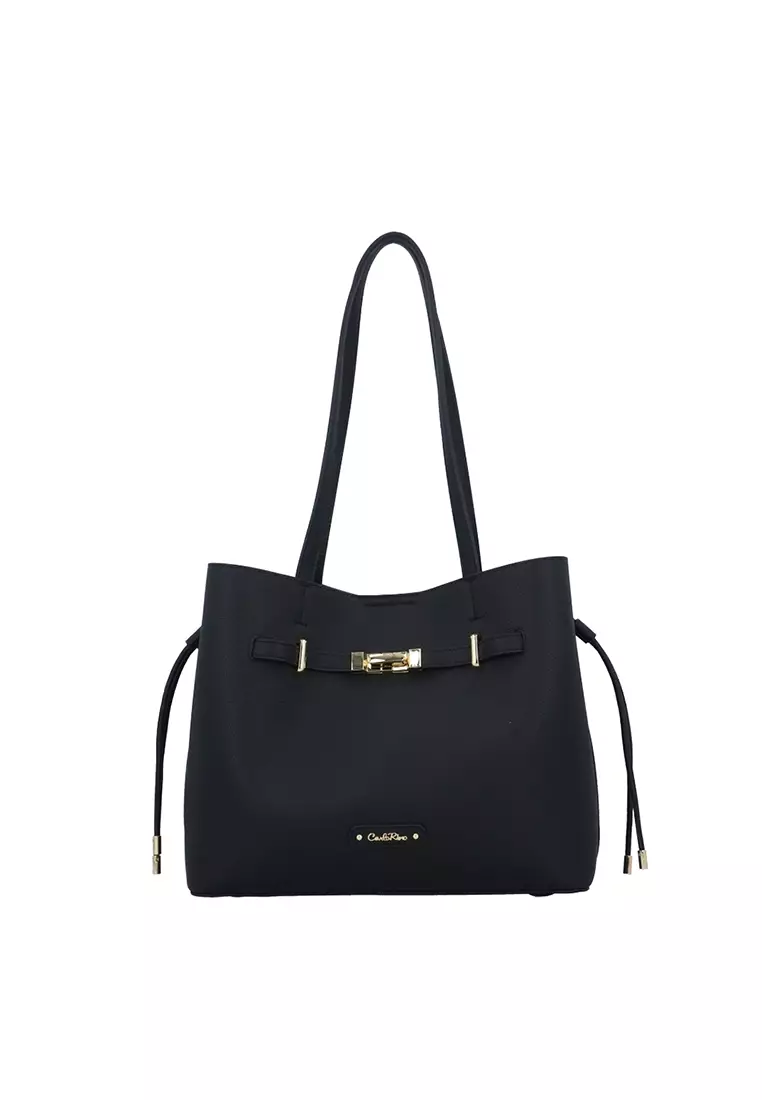 Buy Carlo Rino CR Cordelia Tote Bag - Black 2026 Online | ZALORA