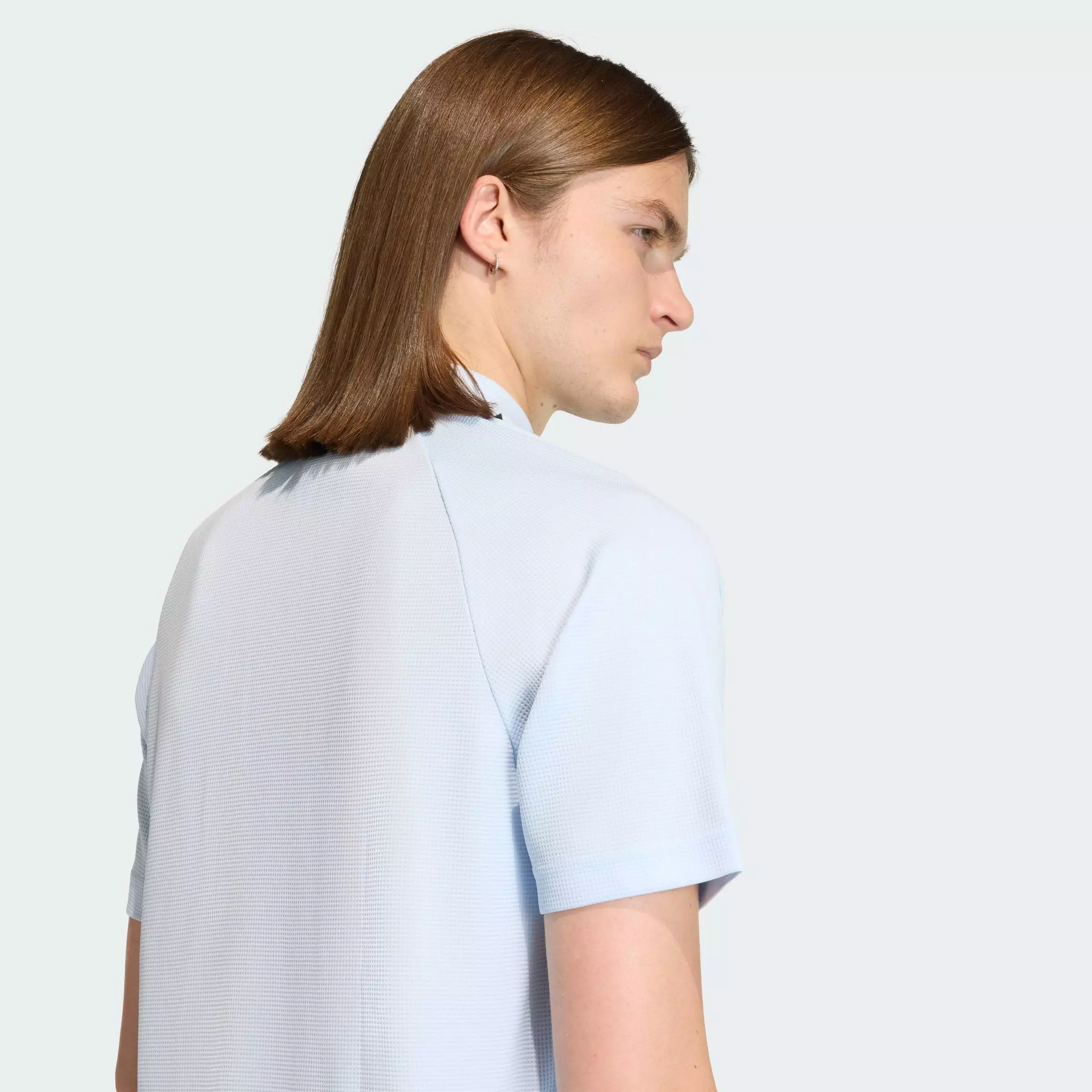 Lifestyle Chest Stripes Slim Polo Shirt Men Blue KE3356