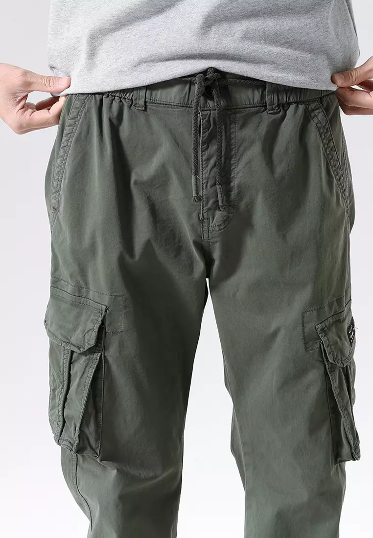 機能風口袋工裝長褲 GJL695