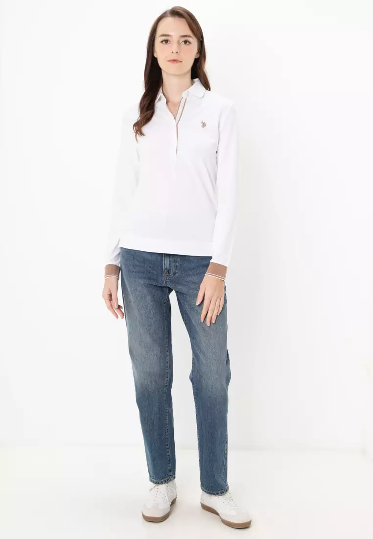 Rib Polo Collar Shirt