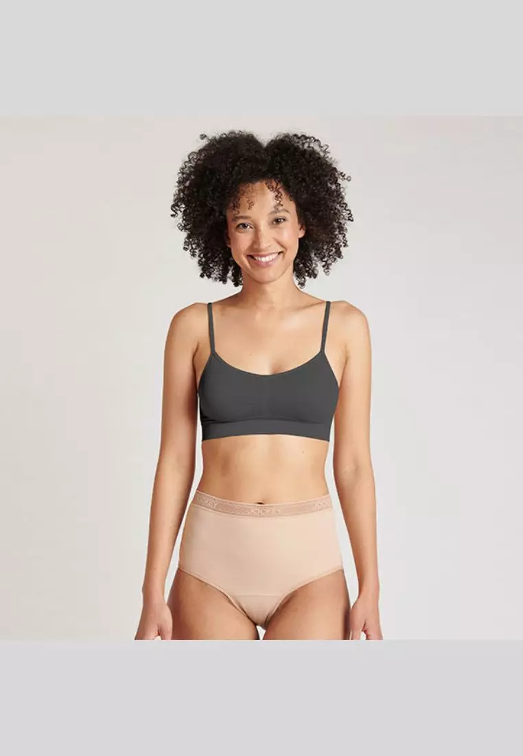 Jockey SEAMFREE Nylon Spandex Crop Top Bralette for Women