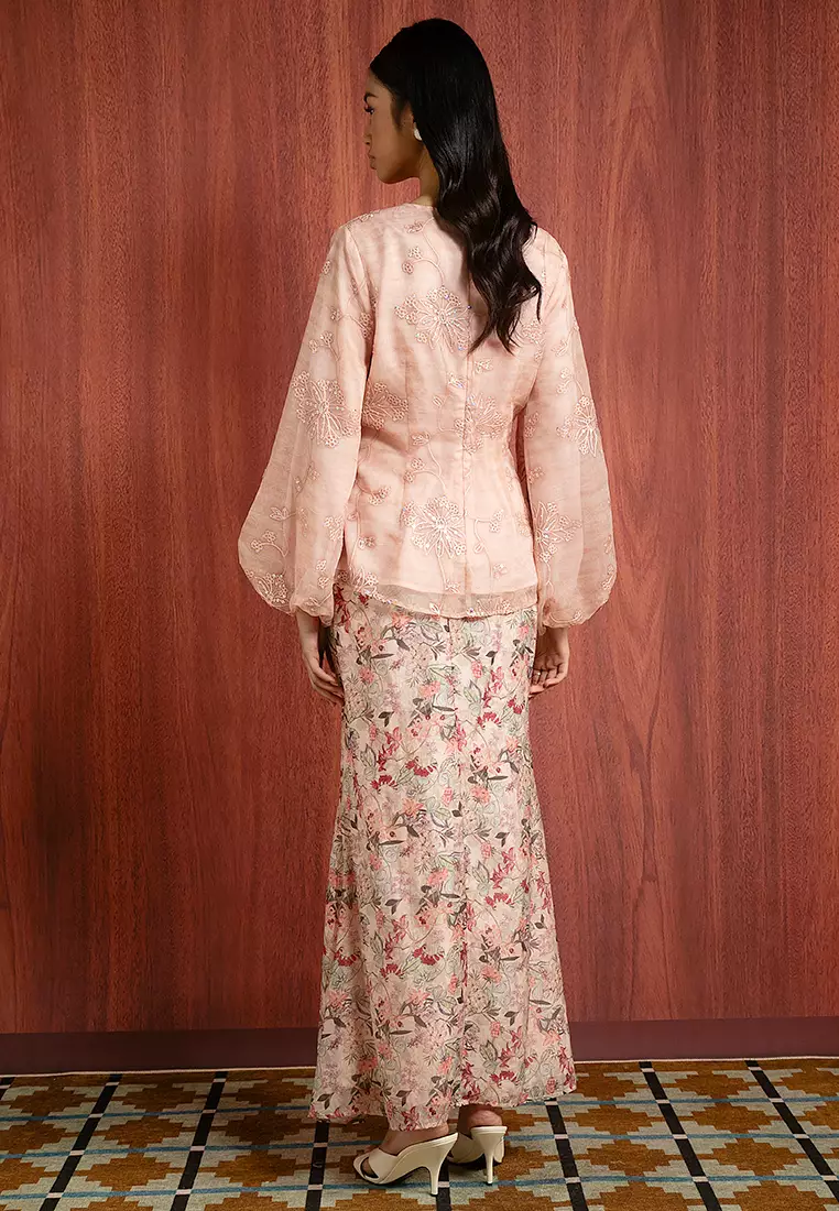 ELLIE KURUNG PEPLUM SET