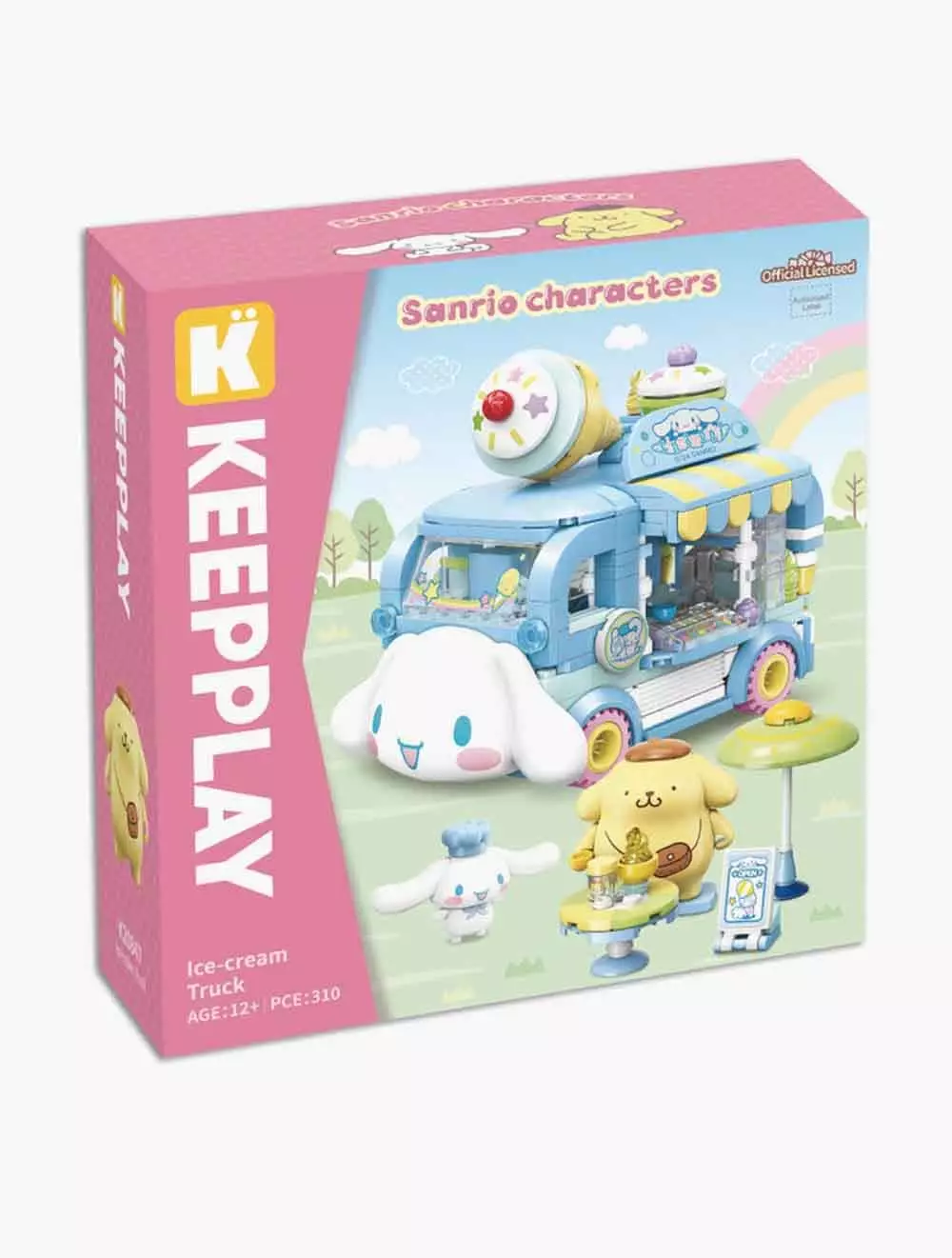 Qman Cinnamoroll N Pompompurin Ice Cream - QMNK20847