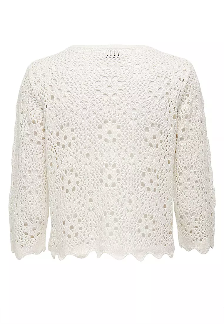 Natasha 3/4 Sleeve Structure Pullover