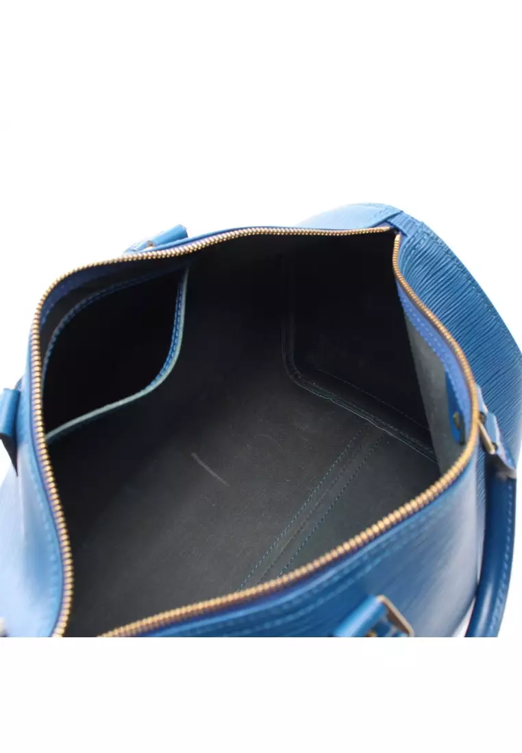 Louis vuitton handbag blue outlet