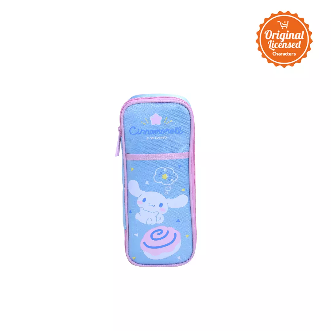 Tempat Pensil Cinnamoroll Original – Pencil Case Cinnamoroll Blue 22x9 cm | Kotak Pensil Anak Cinnamoroll