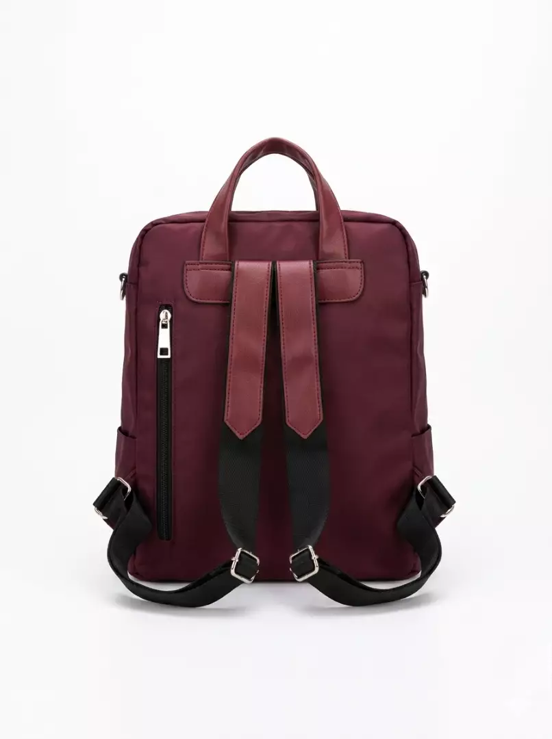 Vedlyn Lyra Ransel parasut / nylon serbaguna model backpack wanita - Red