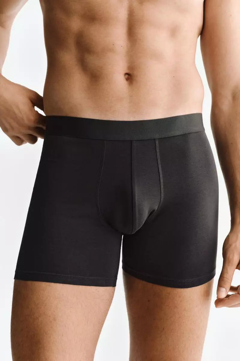 5-pack mid trunks with Lycra®