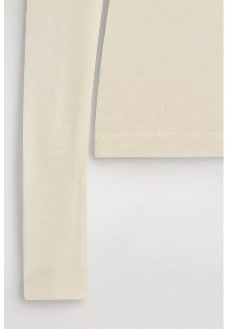 Buy COS MERINO WOOL HIGH-NECK TOP 2026 Online | ZALORA