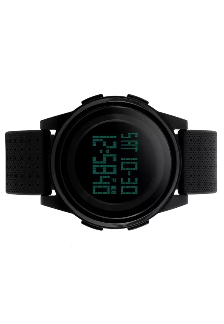 Jam Tangan Digital Pria Sporty Stopwatch Waterproof Silicon Strap DD44 ORIGINAL