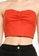 MISSGUIDED red Ruched Bandeau Top 8E401AABF49E29GS_3