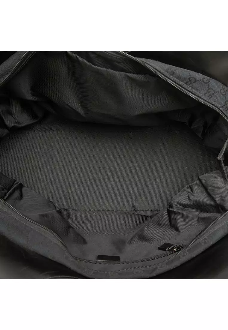 Pre-Loved Gucci Gg Canvas Jackie Bardot Travel Bag