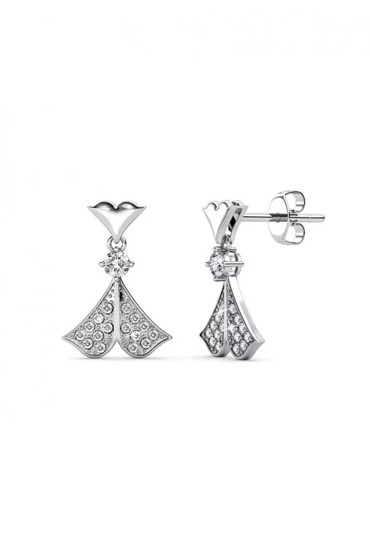 Rain Doll Earring WG - Anting Crystal Swarovski® by Her Jewellery