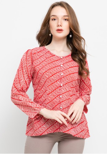Vestiti red Diana Abang Blouse DF5BDAAC0BA759GS_1