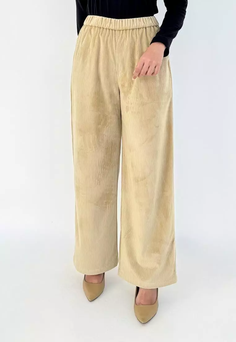 Eva Pants (Celana Corduroy) Panjang 102 cm - Coklat