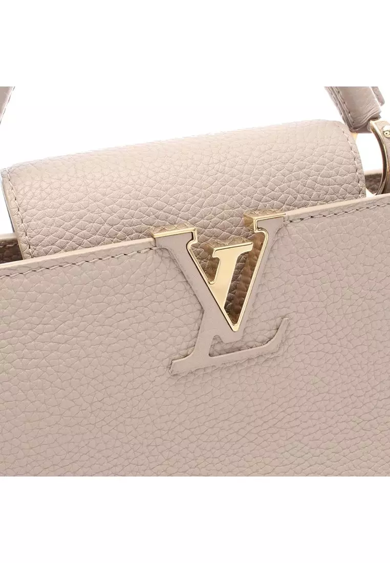 Pre-Loved Louis Vuitton Taurillon Capucines Bb