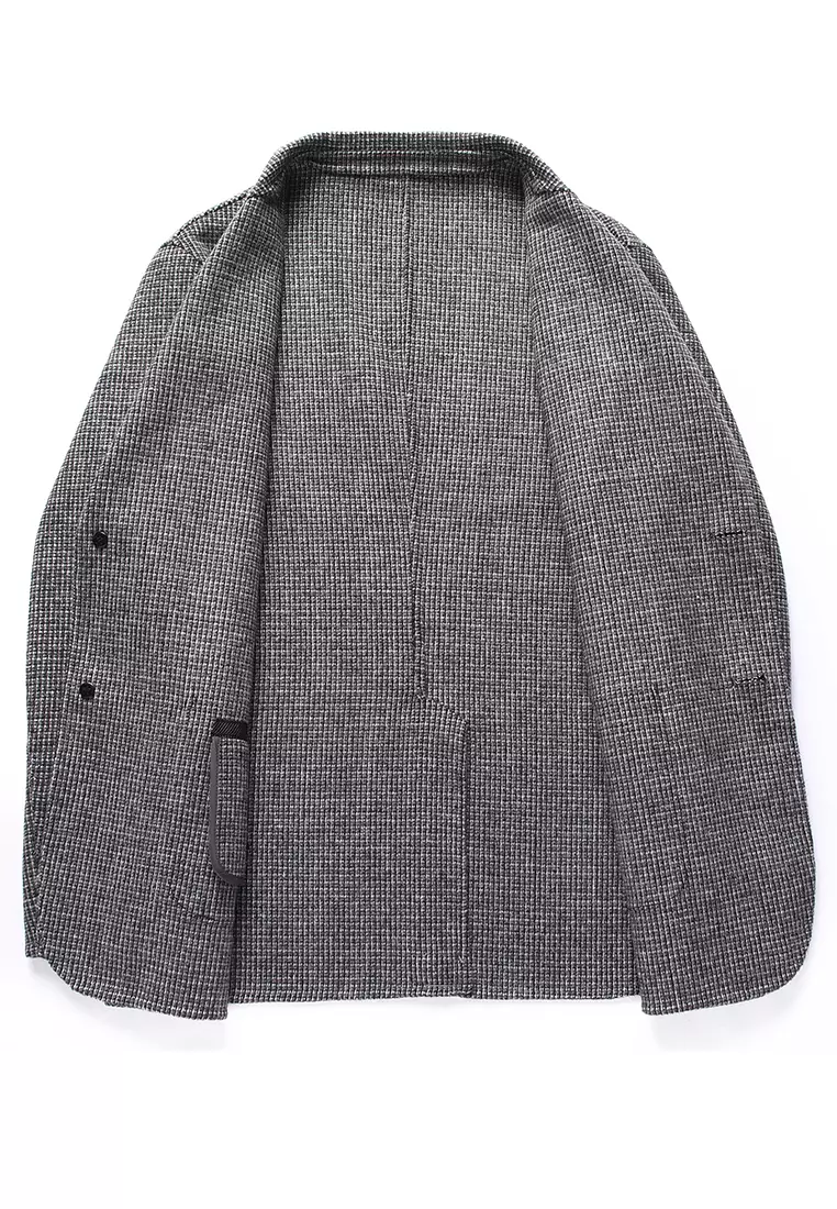 Casual Slim Wooled Suit 8819