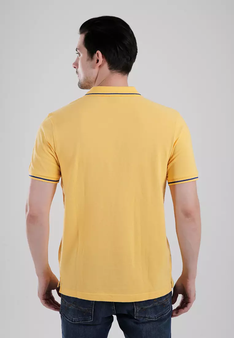 Country Fiesta Men's Polo Shirt CFMPB118883 Yellow