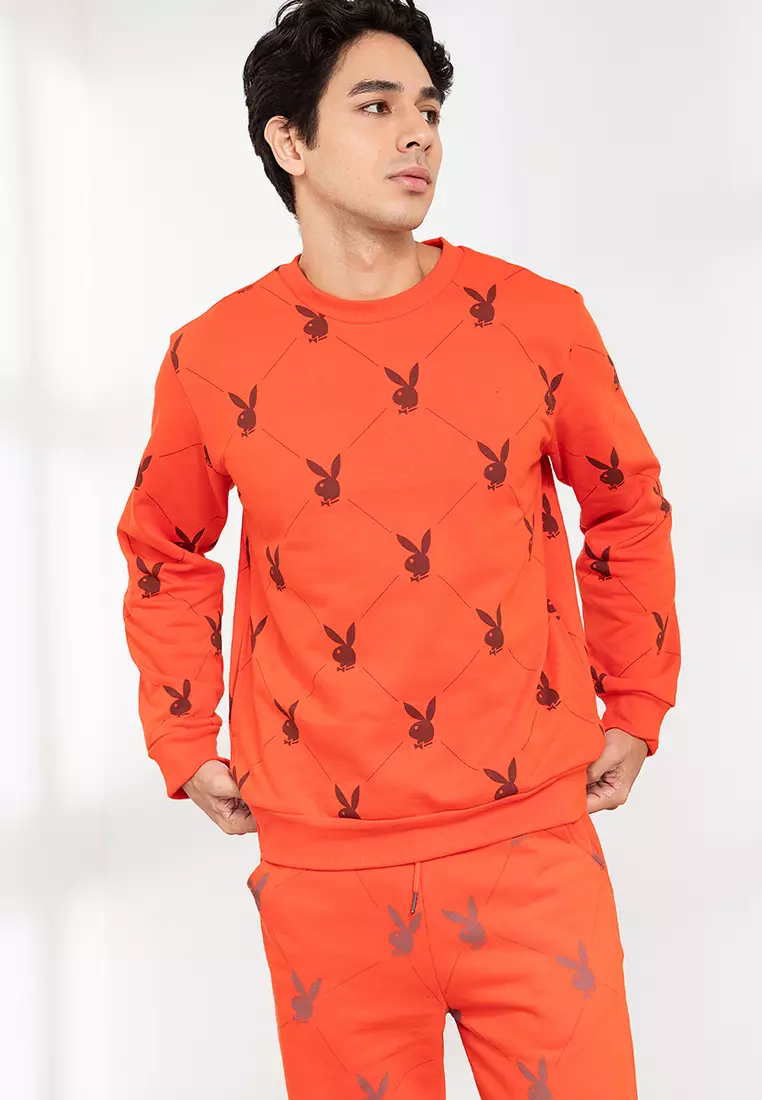 Orange playboy jumper deals