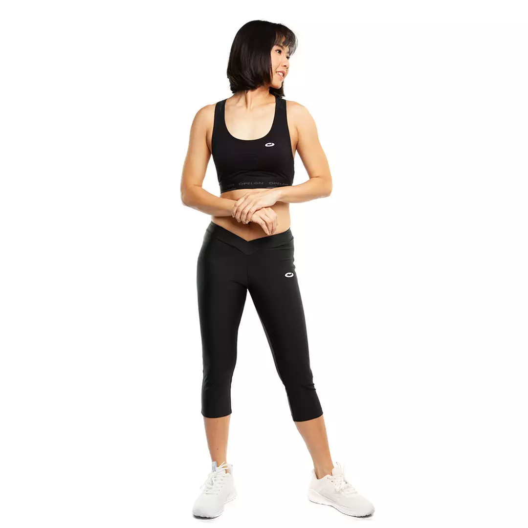 Celana Olahraga Wanita  3/4 Pants Pinggang V