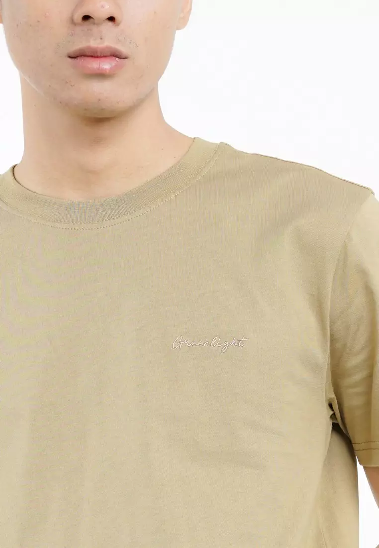 Greenlight Men's T-Shirt Short Sleeve Slim Fit Basic Cotton Dwayne C430924