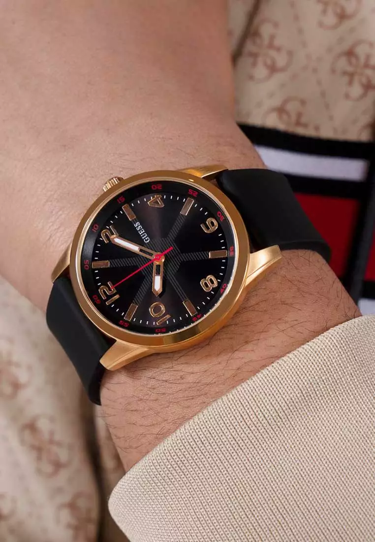 GUESS Gents Watch MONTE  BLACK - GW0805G2