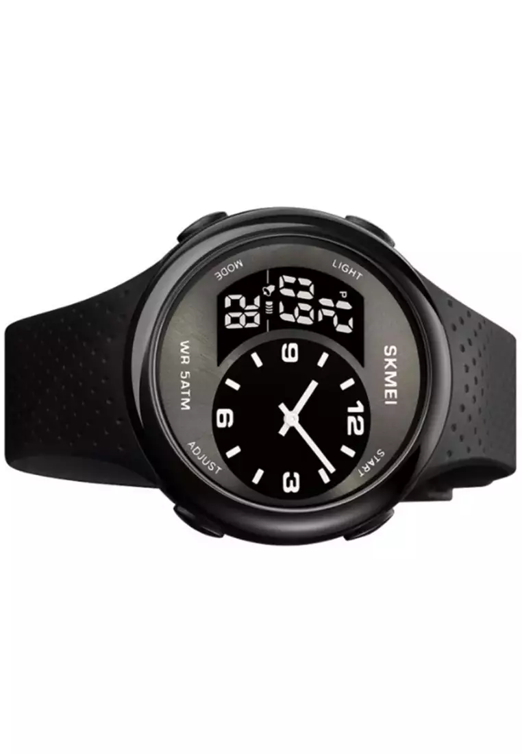 Jam Tangan Analog Digital Pria Waterproof Many Function Strap Tali Material Silicone GN50 ORIGINAL