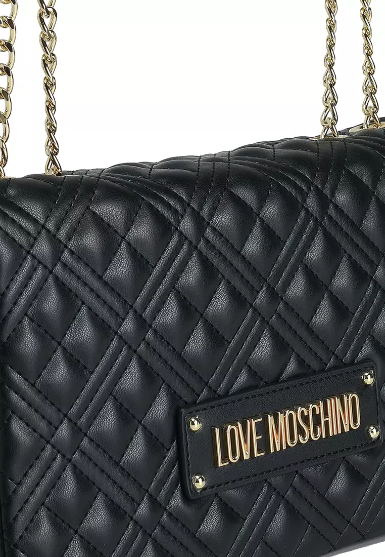 Logo Quilted Shoulder Bag (tr)