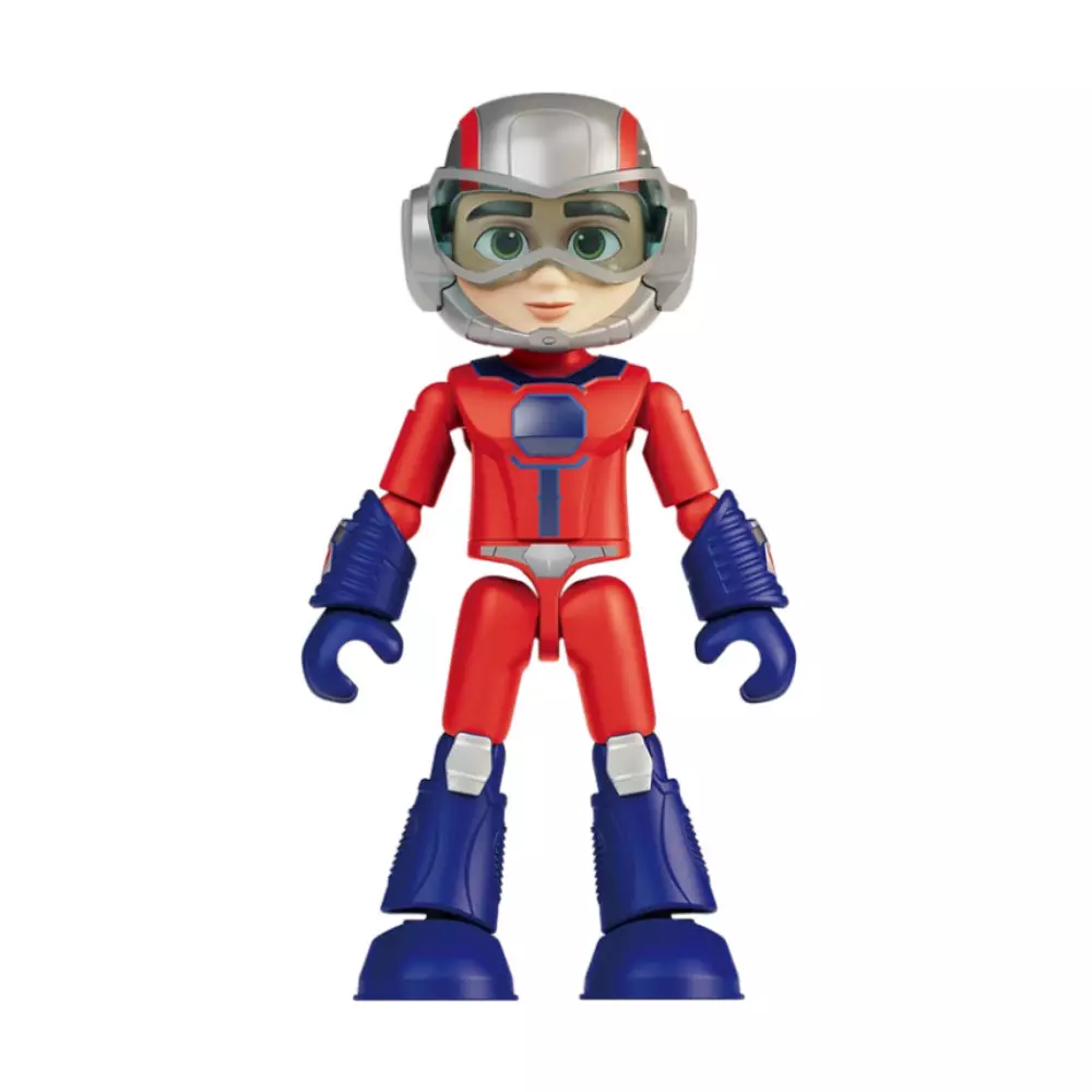 Blokees Spidey Amazing Level 03 Action Figure Ant Man Scott - Merah/Biru