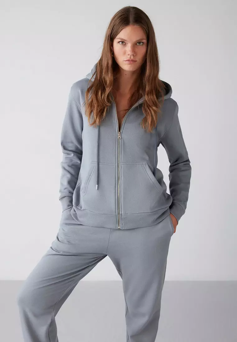 Carlota Relaxed Fit Zip Hoodie