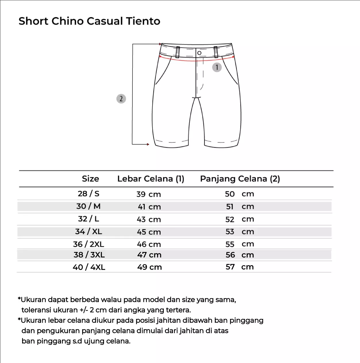 Tiento Celana Chinos Pendek Casual Sporty Chino Short Pants Golf Rocky Khaki